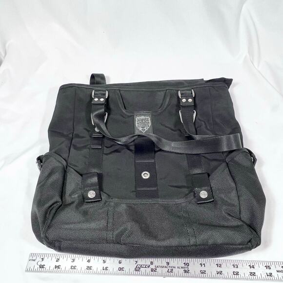 Vintage Oakley Voltage Tote Bag 2.0 Black Metal Vertical Y2K Messenger Shoulder - Picture 10 of 11